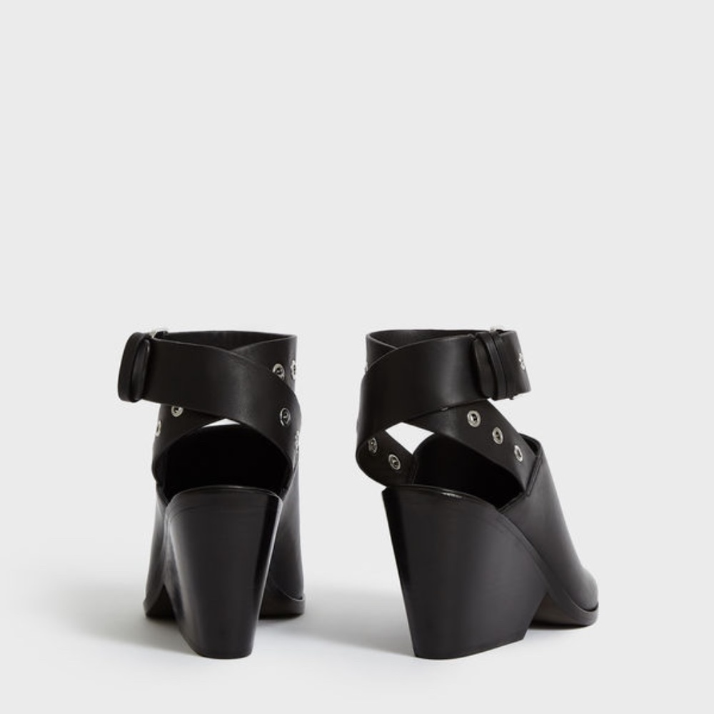 ALL SAINTS Pomola leather heeled sandals - Picture 2 of 8